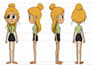 design 2d characters with full model sheets for animation